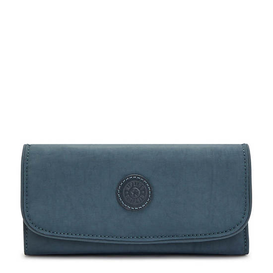 Kipling Money Land Snap Portefeuille Donkerblauw Grijs | BE 1796CT